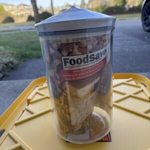 FoodSaver 3 1/4 Quart Canister Vacuum Sealer Replacement Jar 02-0037-00 Plastic